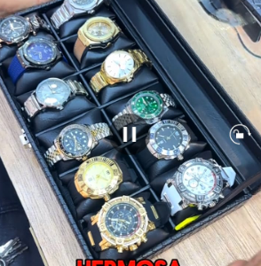 Hermosa Caja relojera para emprendedores