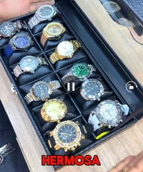 Hermosa Caja relojera para emprendedores